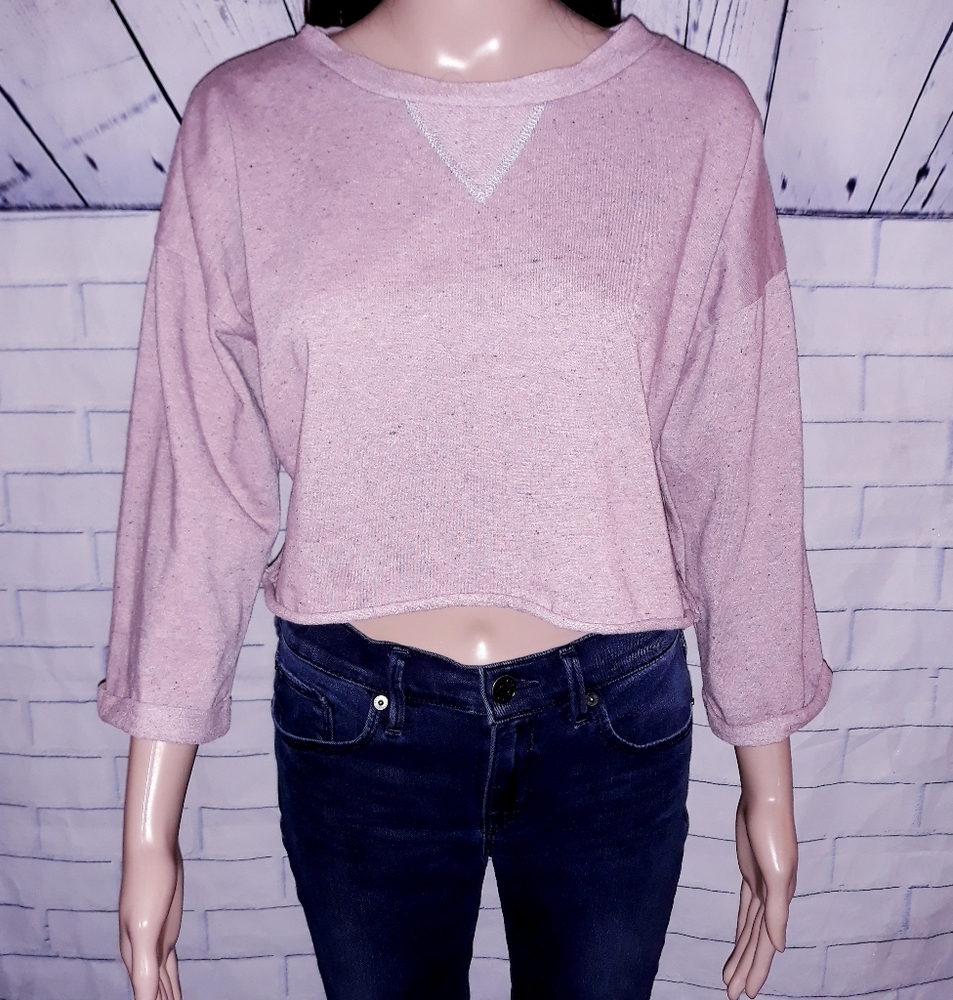 Crop sweat shirt - Picture 3 of 3